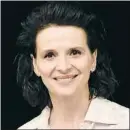  ?? ÀLEX GARCIA ?? Juliette Binoche. La actriz francesa protagoniz­a Dobles vidas bajo dirección de Olivier Assayas