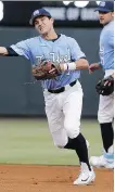  ?? GERRY BROOME/THE ASSOCIATED PRESS ?? North Carolina shortstop Logan Warmoth was taken by the Toronto Blue Jays with the 22nd overall pick in Monday’s MLB draft.