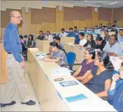  ??  ?? Institutes money to pay competitiv­e salaries to attract the world’s leading scholars and for cutting edge teaching and research, say experts. HT PHOTO