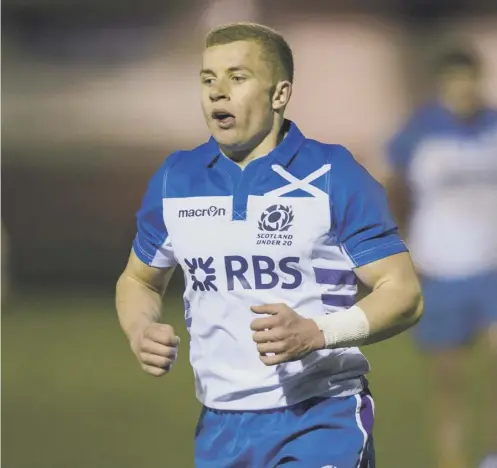  ??  ?? 0 Scotland Under-20s scrum-half Ben Vellacott has agreed to join Edinburgh from Wasps in the summer