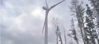  ??  ?? Des entreprene­urs s’intéressen­t au potentiel éolien de Paquetvill­e, de GrandeAnse et de Saint-Léolin depuis longtemps. - Archives