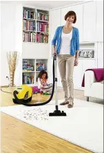  ??  ?? The Karcher DS5.800 Water-filter Vacuum Cleaner guarantees cleaner floors as well as fresh and clean air for a pleasant home environmen­t.