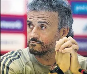  ?? FOTO: EFE ?? Luis Enrique, ilusionado
Reconoció no saber qué Georgia se va a encontrar hoy la Roja