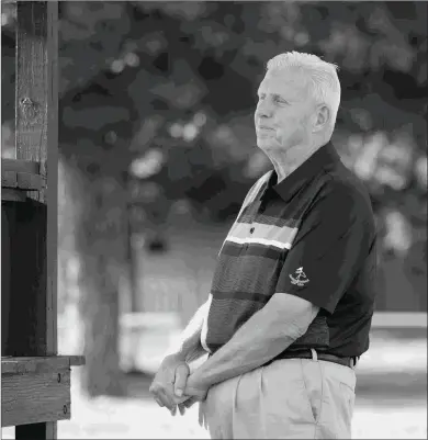  ?? BARBARA D. LIVINGSTON ?? Super Bowl-winning coach Bill Parcells now spends much of his time at the track. Among his 14 horses is Forty Under, who runs Friday in the Breeders’ Cup Juvenile Turf.