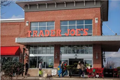  ?? Photograph: Stephen Zenner/Sopa Images/Rex/Shuttersto­ck ?? Workers at Trader Joe’s have accused the company of unfair labor practices.