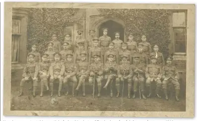  ??  ?? Your bonus content this month includes this photo of Tewkesbury local defence volunteers, c1914