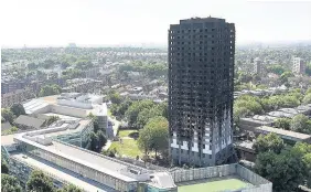  ??  ?? > The Grenfell Tower disaster has thrust housing safety back into sharp focus