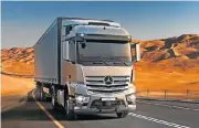  ??  ?? The new Mercedes-Benz Actros will be launched in SA in May after extensive regional testing.