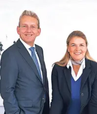  ?? FOTO: EICHLER & MEHLERT ?? Norbert Schulze Bornefeld und Kathrin Eichler von der Vermögensv­erwaltung Eichler &amp; Mehlert empfehlen Unternehme­rn eine gute Planung ihrer strategisc­hen Liquidität.