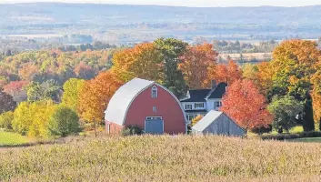  ??  ?? Something to look forward to. Phil Vogler snapped this beauty last fall, going up the North Mountain Road in Welsford, N.S.