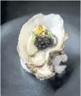  ??  ?? Premium French oysters from David Hervé farm at Peninsula Bangkok.