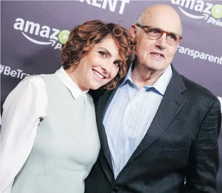  ?? RICH FURY/ INVISION/ THE ASSOCIATED PRESS ?? Jill Soloway says she felt “a strong familial pull” toward Transparen­t star Jeffrey Tambor.