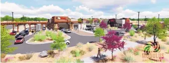  ?? COURTESY OF SOUTHERN SANDOVAL INVESTMENT­S ?? Santa Ana Pueblo is looking to further diversify its economy with WindRidge@Tamaya, a commercial project planned for a 44-acre lot on heavily traveled U.S. 550 just east of N.M. 528.