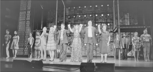  ?? Courtesy photo ?? The company of “Beautiful” takes a bow after a performanc­e at the Pantages Theatre in Hollywood. The musical will be at the Pantages until Sept. 30.