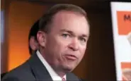  ??  ?? Rep. Mick Mulvaney, R-S.C.