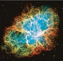  ?? NASA | Houston Symphony ?? Houston Symphony’s third and final installmen­t on the final frontier, “Cosmos,” includes the Crab Nebula.