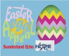  ??  ?? The Echo and Hope 4 Kidz Easter Egg Appeal logo.