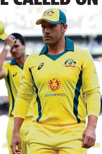  ?? Photo: Ryan Pierse/Getty Images ?? PRESSURE’S ON: Australia captain Aaron Finch is desperate to see his side turn things around after their loss to South Africa in the one-day internatio­nal in Perth last Sunday.