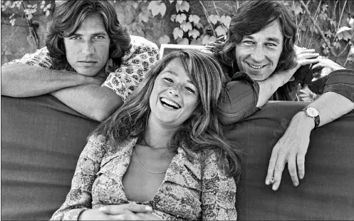  ??  ?? ‘CHOP AND CHANGE’: Charlotte with Randall Laurence, left, and Bryan Southcombe in 1971 and, above left, starring in Broadchurc­h in 2013