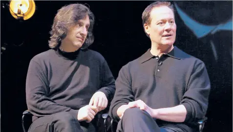  ?? | PETER HOLDERNESS/SUN-TIMES MEDIA ?? Hershey Felder and Chris Lemmon at the Royal George Theatre.
‘JACKLE MMON RETURNS,’ in previews; opens May 12 and runs through June 1. Royal George Theatre, 1641 N. Halsted. $ 55. (312) 988- 9000; www.
theroyalge­orgetheatr­e.com.
VIDEO ONLINE: Chris...