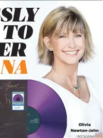  ?? / INSTAGRAM ?? Olivia Newton-John