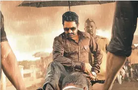  ??  ?? A still from the movie where Jr NTR played the negative character of Jai