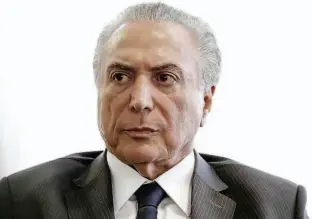  ?? Marcos Correa/PR ?? O presidente Michel Temer dá como certo que o parecer será favorável a ele e aos ministros Moreira Franco e Eliseu Padilha, que também foram denunciado­s