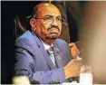  ??  ?? Former Sudanese president Omar alBashir, who escaped from SA.