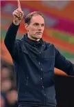  ?? AFP ?? Niente feeling Il tecnico del Chelsea Thomas Tuchel, 48 anni