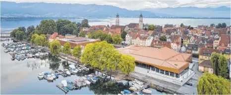  ?? FOTO: ALDO-AMORETTI ?? Lindauer können sich beim Tag der offenen Tür die neue Inselhalle anschauen und eine Gala zum Jubiläum von „Wir helfen“feiern.