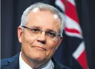  ?? LUKAS COCH / AAP IMAGE VIA THE ASSOCIATED PRESS ?? Scott Morrison was named Friday as Australia’s new prime minister, the country’s sixth in eight years.