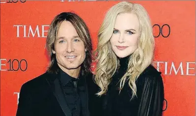  ?? TAYLOR HILL / GETTY ?? L’actriu Nicole Kidman i el seu marit, el cantant country Keith Urban