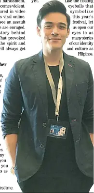  ??  ?? XIAN Lim takes on the directoria­l seat for the first time.