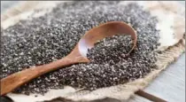  ??  ?? Chia is the highest food source of omega-3 fat, an essential fat.