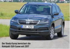  ?? ?? Der Skoda Karoq bereichert die Kompakt-SUV-Szene seit 2017