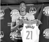 ?? SUSAN WALSH/ASSOCIATED PRESS ?? Dwight Howard is joining the Wizards on a 2-year, $11 million contract with a player option for the 2019-20 season.