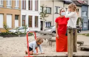  ??  ?? “Ik vraag me oprecht af welke invloed deze periode zal hebben op de rest van het leven van mijn kinderen”, zegt An Buermans.