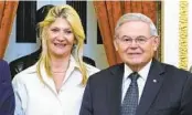  ?? SUSAN WALSH AP FILE ?? Sen. Bob Menendez, D-N.J., and his wife, Nadine Menendez, face bribery allegation­s.