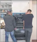  ?? Youtube ?? A wall oven is heavy and awkward, so you will need help pulling it out and positionin­g the new one in the wall.