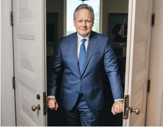  ?? DARREN BROWN ?? Bank of Canada governor Stephen Poloz kept interest rates low, arguing that letting the economy run a little hot could entice companies to expand, Kevin Carmichael writes.