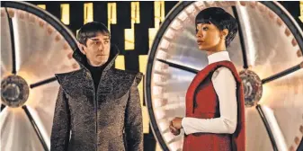  ?? JAN THIJS, CBS ?? Human Michael Burnham ( Sonequa Martin- Green) grew up as the ward of Vulcan Ambassador Sarek ( James Frain) and must balance nature and nurture in Star Trek: Discovery.