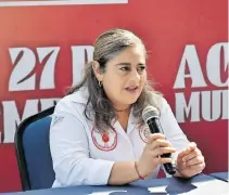  ?? ADRIÁN MENDOZA ?? Silvia
Narváez Pantoja.