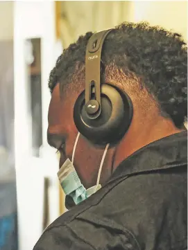  ?? Photo: All Blacks ?? Fijian-born All Blacks winger Sevu Reece at Dunedin Airport in New Zealand on July 4, 2021.