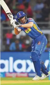  ?? AFP ?? Rajasthan Royals’ Jos Buttler has contribute­d every time the team needed it.