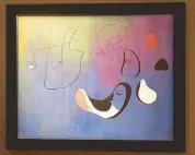  ??  ?? Almost every work by Joan Miro (not as in Joan of Arc, the first name is Catalan spelling for Juan) is instantly recognizab­le because of his distinct style. An artwork by Tomas Moran in the style of Joseph Mallard William Turner, the British...