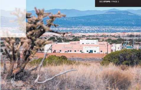  ?? EDDIE MOORE/JOURNAL ?? ABOVE: A new medical center/hospital for Presbyteri­an Healthcare Services will sit on this site overlookin­g the Christus St. Vincent Entrada Contenta Health Center across Cerrillos Road in Santa Fe.
TOP: Presbyteri­an Medical Group’s urgent care and...