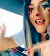  ??  ?? Il video Alcune immagini tratte dal video postato su TikTok da Valentina D’orazio, 38 anni, autista dell’Atac che ora è stata sospesa dal servizio