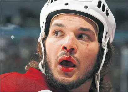  ?? JEFF VINNICK NHLI VIA GETTY IMAGES ?? Daniel Carcillo says his rookie season with Sarnia was unforgetta­ble in the worst way. “That was the worst year of my life,” he said.