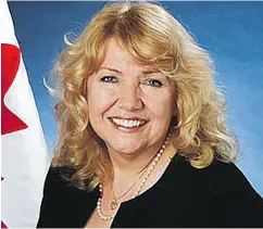  ??  ?? Conservati­ve Lynn Beyak says political correctnes­s is “stifling opinion and thoughtful conversati­on.”