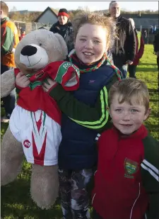  ??  ?? Holly and Robbie Doyle celebratin­g Rathnew’s victory.